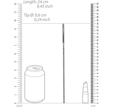 Cewka ze stali nierdzewnej prążkowana 6mm Ouch! by shots